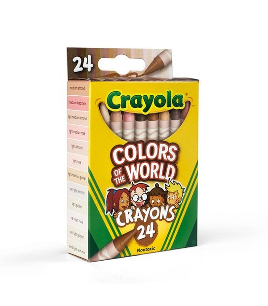 Crayola 24 Pack Colours of the World Crayons