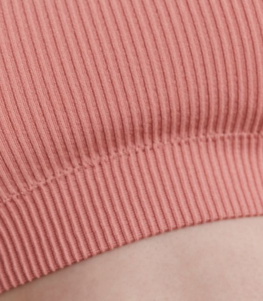 Lily Loves Ribbed Strappy Crop Top; Style: LBR98832