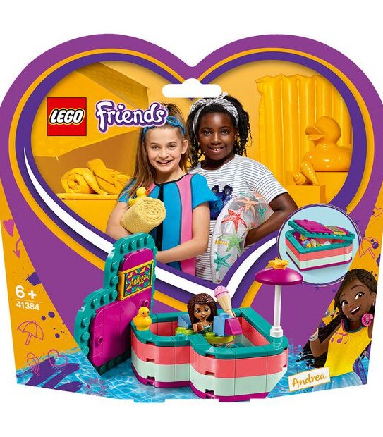 LEGO&reg; Friends Andrea's Summer Heart Box 41384
