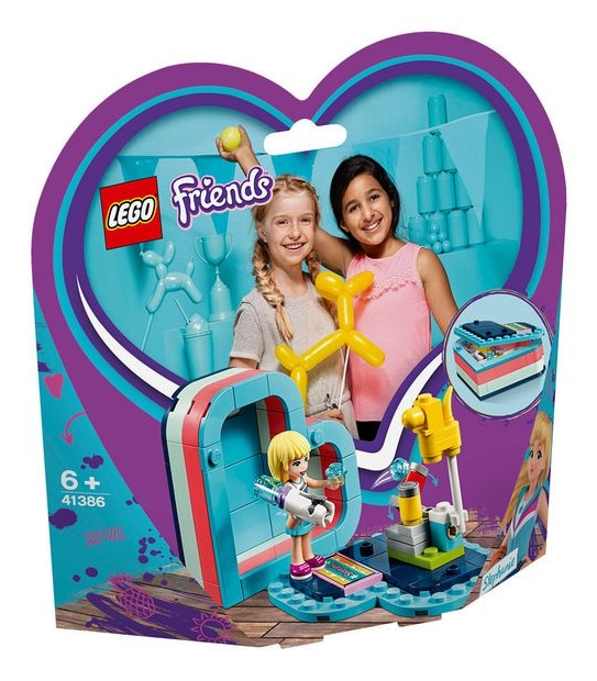 LEGO&reg; Friends Stephanie's Summer Heart Box 41386