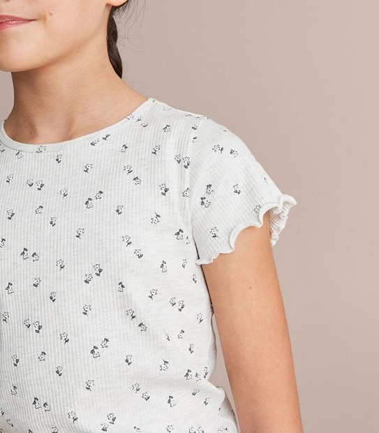 Ribbed T-shirt