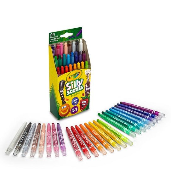 Crayola 24 Pack Silly Scents Mini Twistables Crayons
