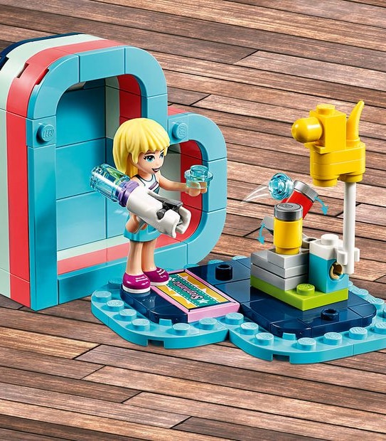 LEGO&reg; Friends Stephanie's Summer Heart Box 41386