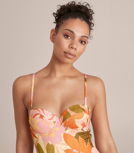 Lily Loves Textured Shell One Piece Swim Bathers