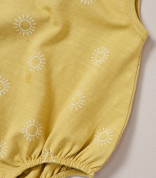 Baby Organic Cotton Bubblesuit 2 of 3