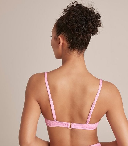 Lily Loves Textured Shell Bikini Top
