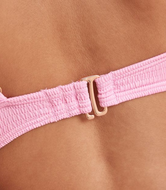 Lily Loves Textured Shell Bikini Top