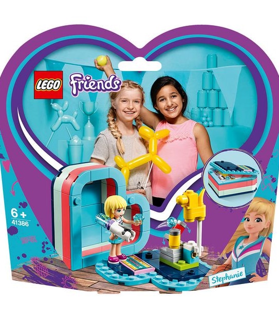 LEGO&reg; Friends Stephanie's Summer Heart Box 41386