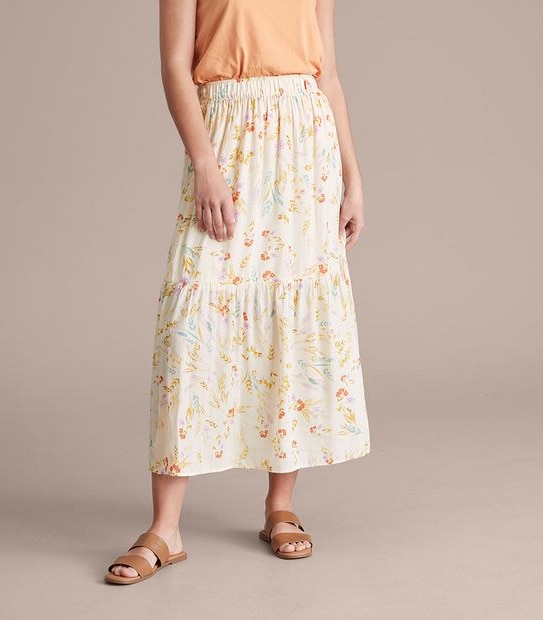 Preview Midi Tiered Skirt