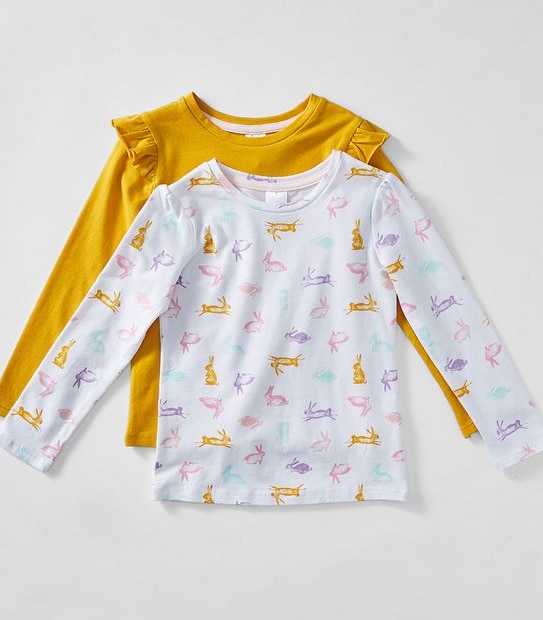 2 Pack Long Sleeved Tops