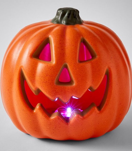 7.5" Light Up Pumpkin  - Assorted