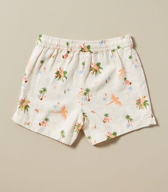 Linen Blend Shorts