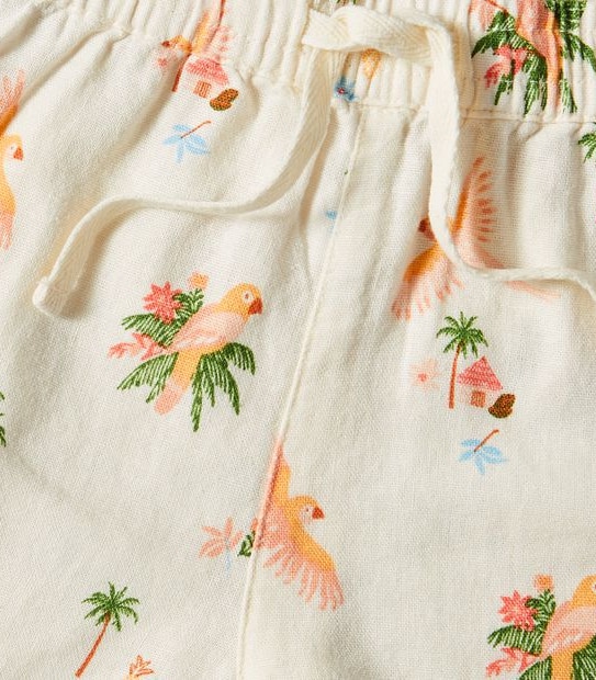 Linen Blend Shorts