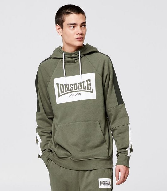 Lonsdale London Malton Hoodie - Khaki