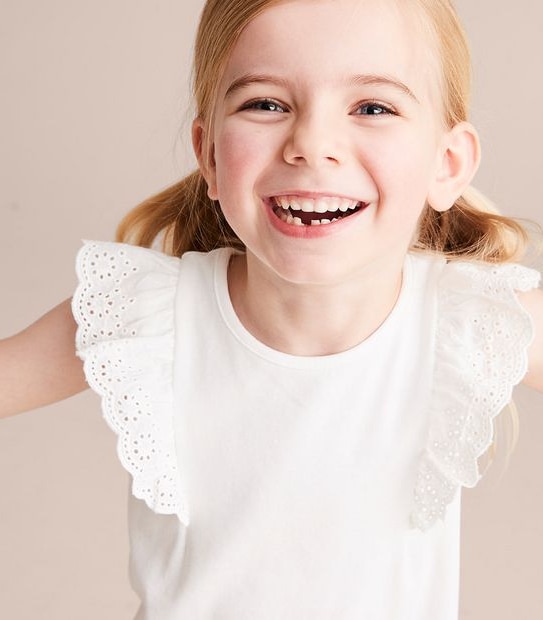Frill Embroidered Tank