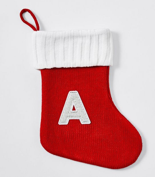 Alphabet Stocking - Silver/Gold Assorted | Target Australia