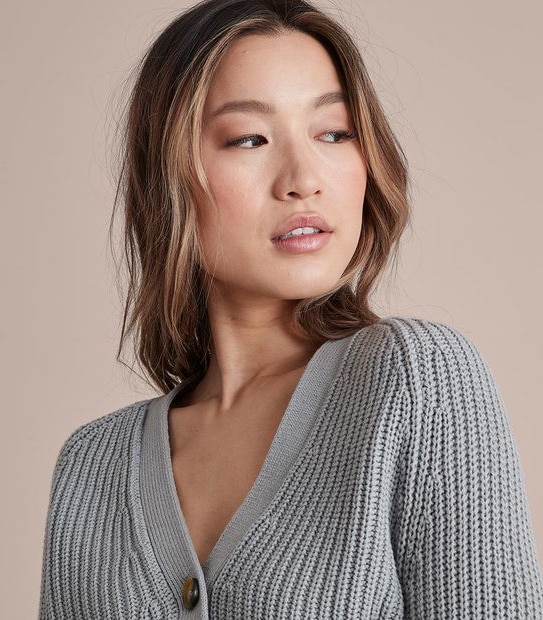 Lily Loves Relaxed Button Up Cardigan