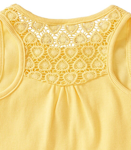 Girls' Lace Back Singlet Top