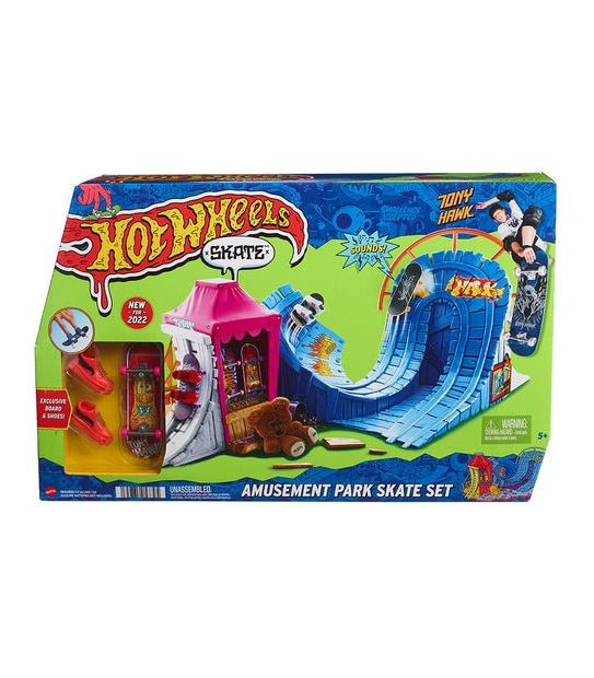 Hot Wheels Skate Amusement Park Skate Set, Playset