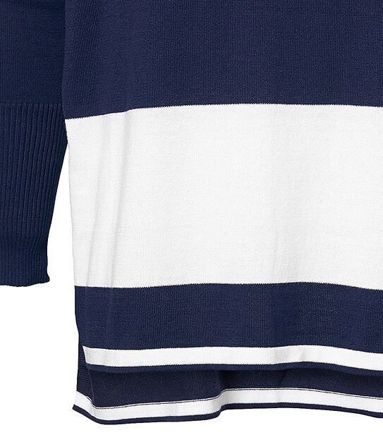 Oversized Crew Knit - Peacoat 5 of 5