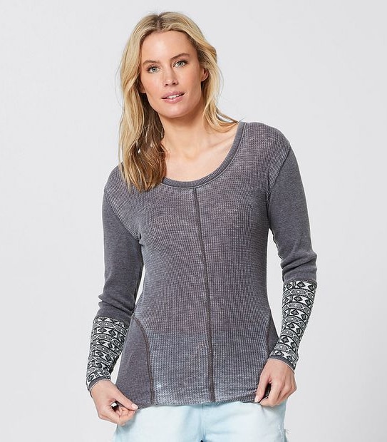 Piping Hot Thermal T-Shirt - Charcoal 