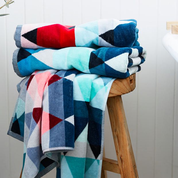 Kuzco Bath Towel Blue Target Australia