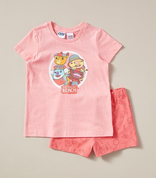 Kangaroo Beach Pyjama Set