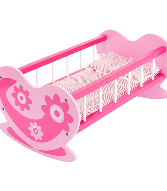 Girl Stuff Wooden Rocking Cradle