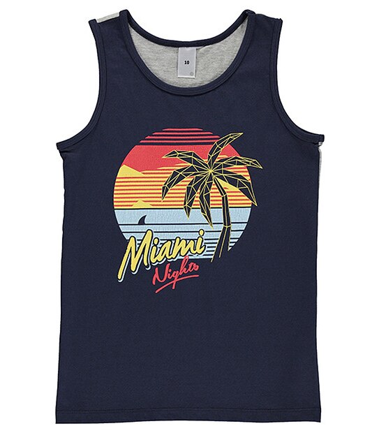 Boys' Miami Nights Print Singlet Top