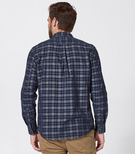 Cord Shirt - Blue Check Wash
