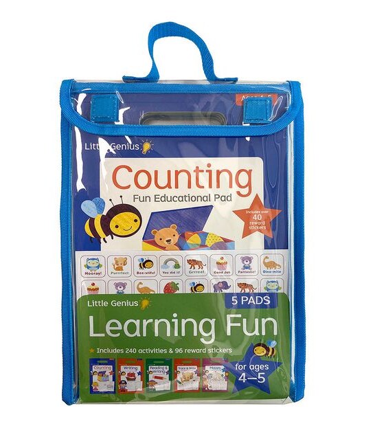 Little Genius 5 Pack Of Pads - Counting