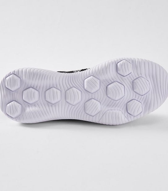 Alyssa Knit Sneakers - Black/White