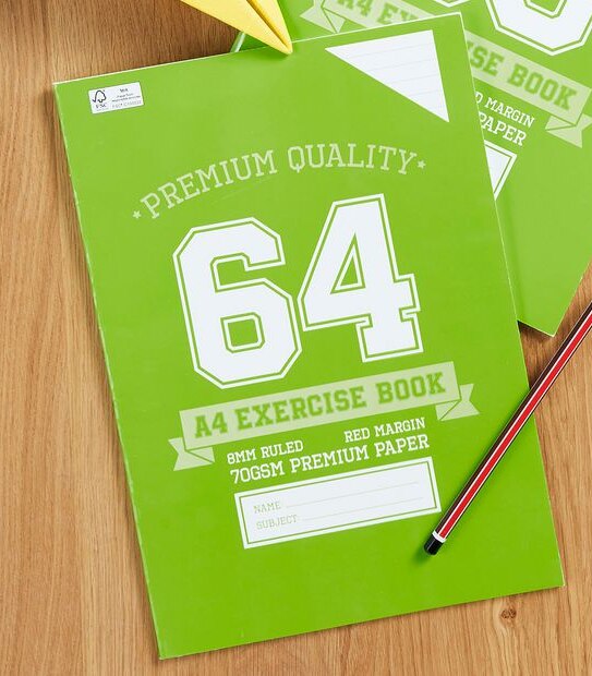 Premium Exercise Book A4 64 Pages