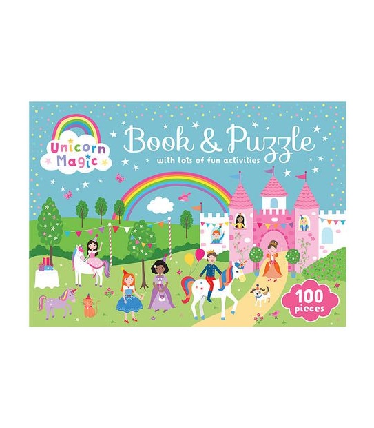 Book And Jigsaw - Unicorn Magic Updated Edition