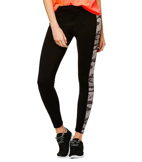 Active Camo Panel Leggings