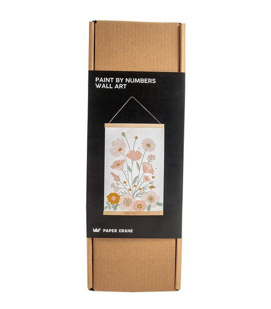 Paper Crane Mothers Day Paint By Number Floral Wall Art