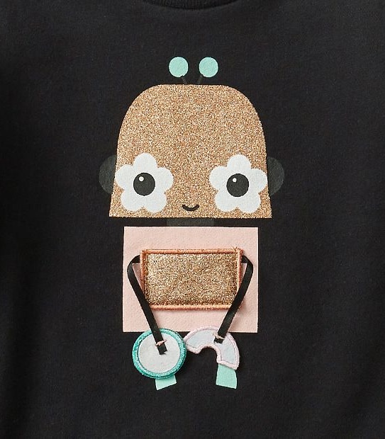 Robot Crew Neck Jumper