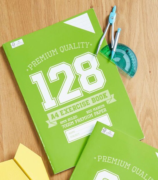 Premium Exercise Book A4 128 Pages