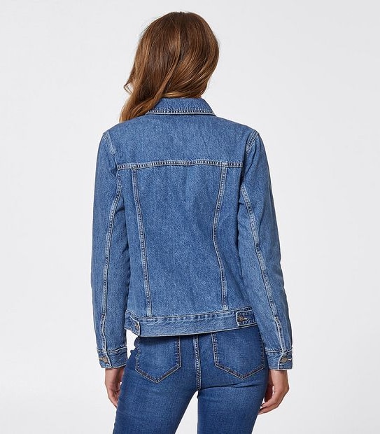 Lily Loves Denim Jacket - Mid Wash Blue