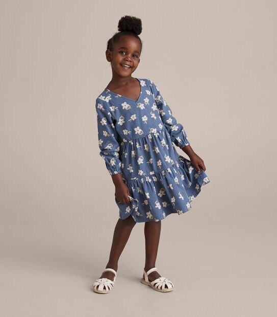 Woven Floral Dress