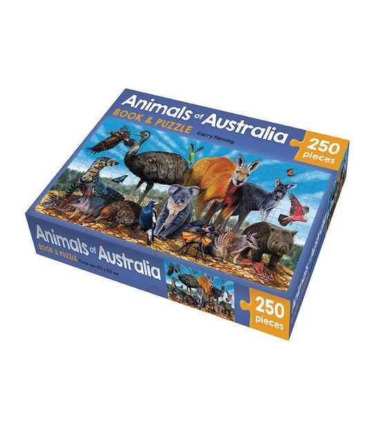 Animals Of Australia - Book And Jigsaw