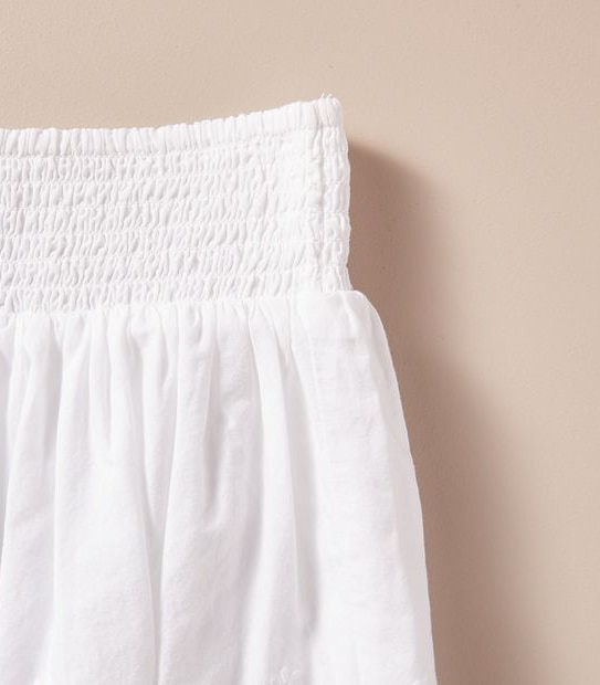 Embroidered Layered Skirt