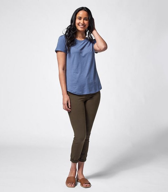 Cotton/Modal Relaxed T-Shirt
