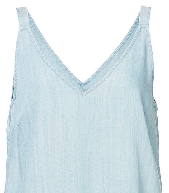 Dannii Minogue Petites Chambray Swing Singlet