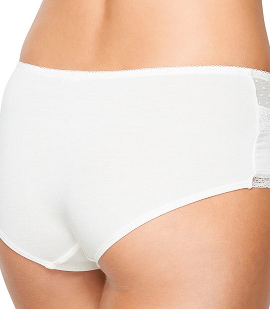 Lily Loves 2 Pack Boyleg Briefs - Black/Snow White