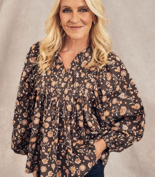 Balloon Sleeve Blouse