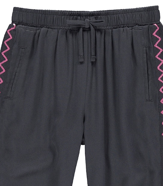 Girls' Seqin Trim Harem Pants