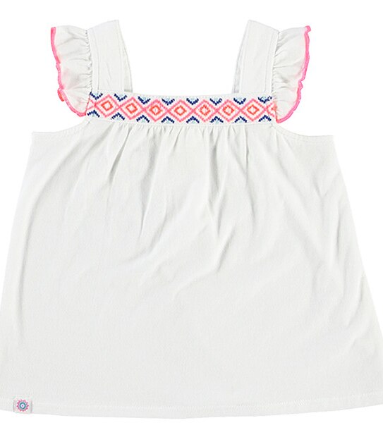 Girls' Flutter Sleeve Top And Shorts Set
