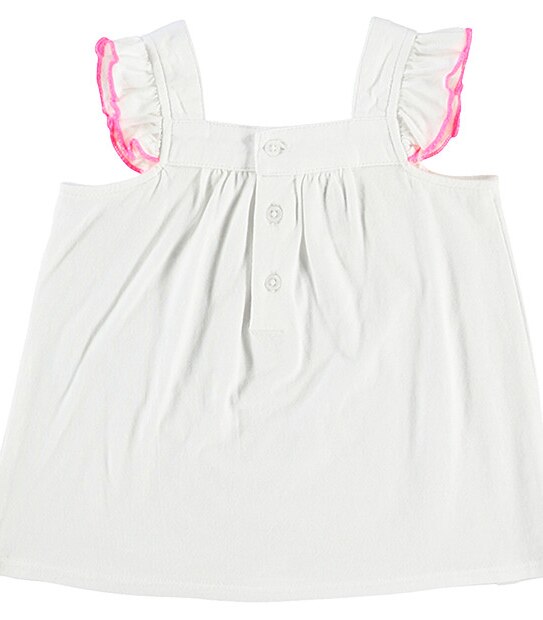 Girls' Flutter Sleeve Top And Shorts Set