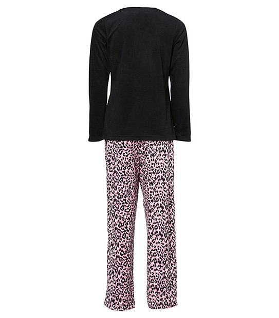Microfleece Pyjama Set - Black